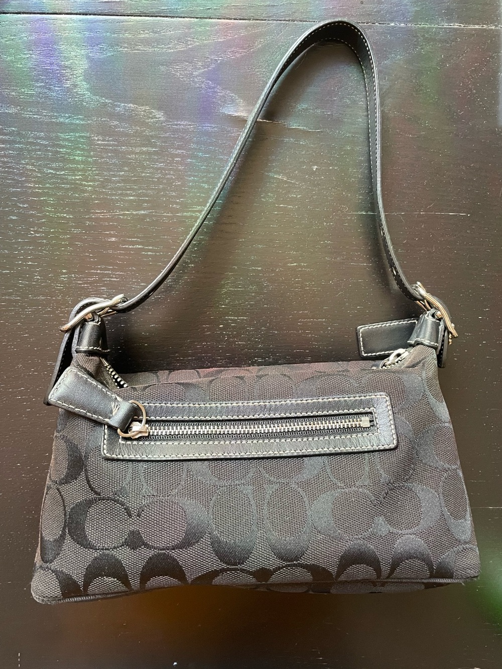Coach Vintage Soft Signature Demi Black Handbag